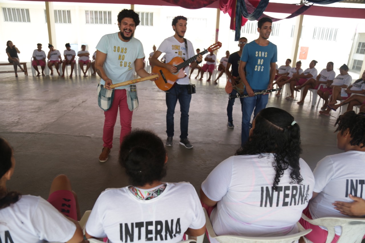 Internas do Presídio Feminino contam com programação especial alusiva ao mês da mulher