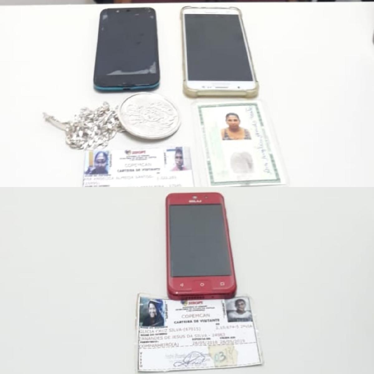 Duas mulheres são presas ao tentar entrar com celulares no Copemcan