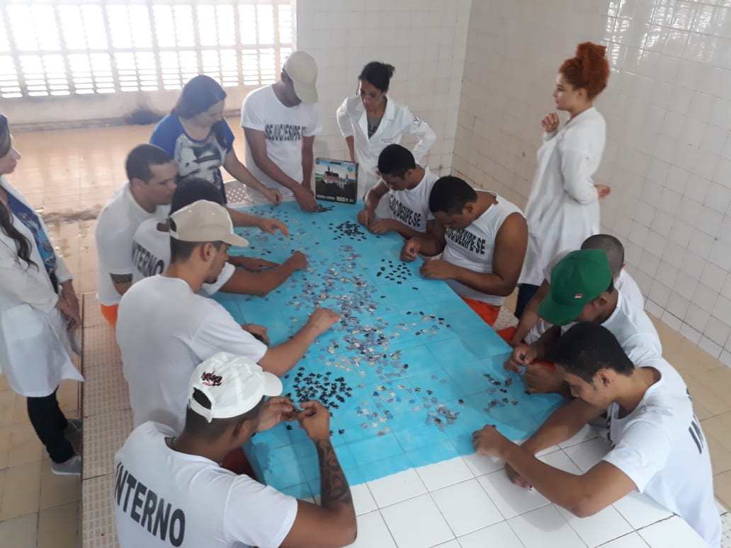 Internos do Hospital de Custódia e tratamento Psiquiátrico participam de oficina lúdica