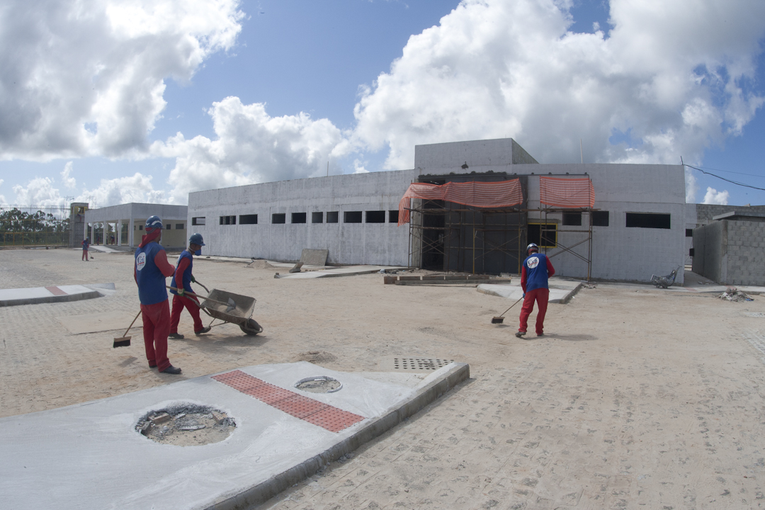 Obras do presídio do Regime Semiaberto estão 75% concluídas