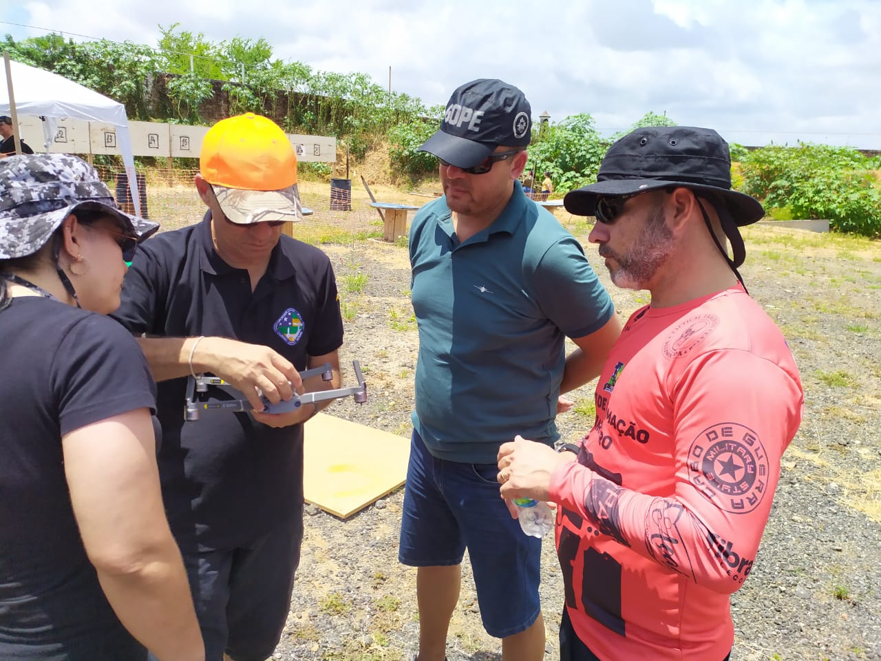 Agentes do Gope participam de curso para Operador de Aeronave Remota