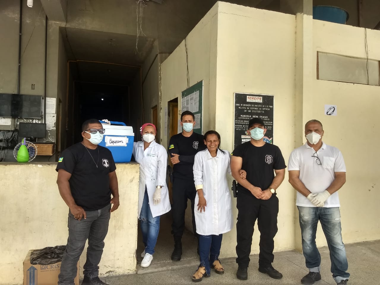 Servidores e internos do sistema prisional são vacinados contra Influenza