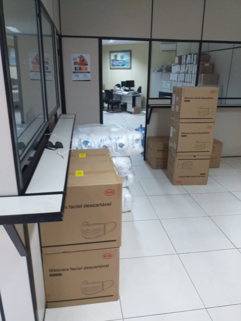 Sejuc recebe 100 mil máscaras e 90 oxímetros em doação do Depen