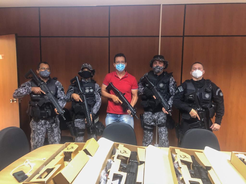 Sejuc recebe mais 15 carabinas para reforçar a segurança dos presídios sergipanos