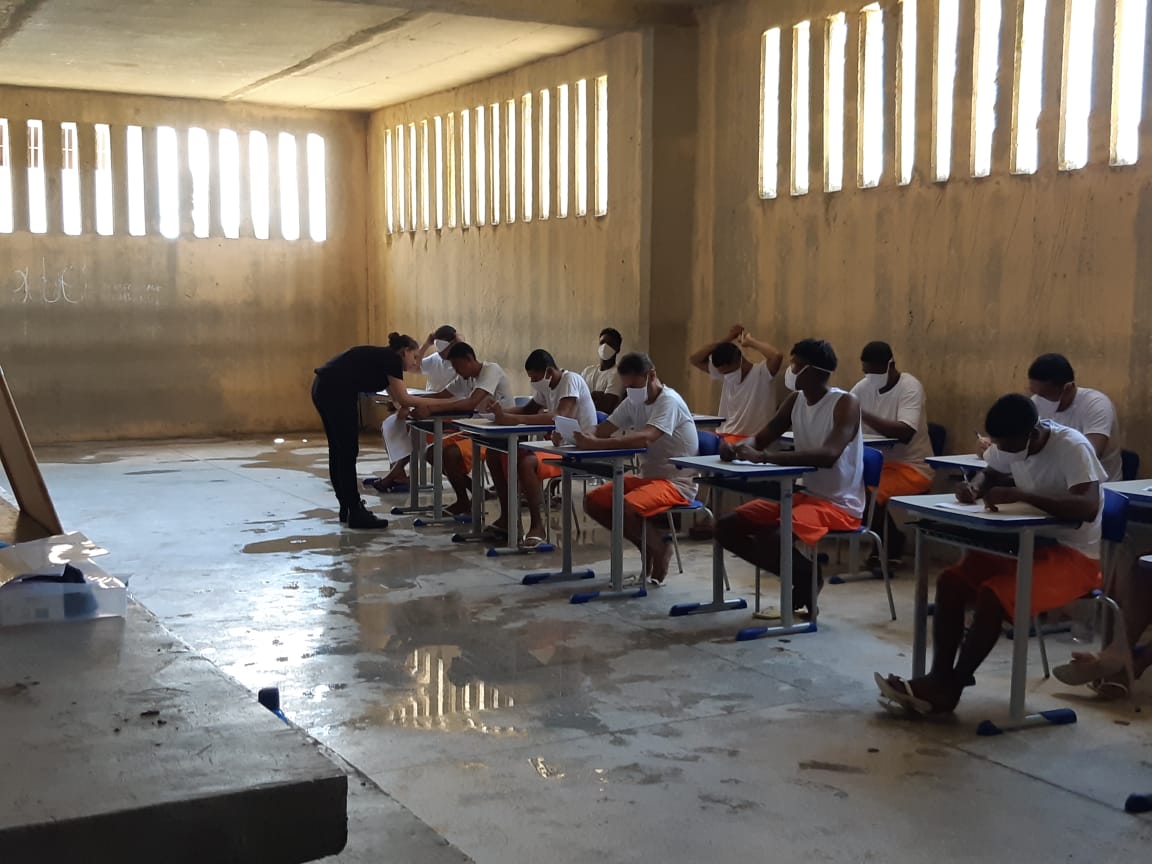 Em parceria com o Pronatec, internos do Copemcan iniciam curso de encanador e instalador predial