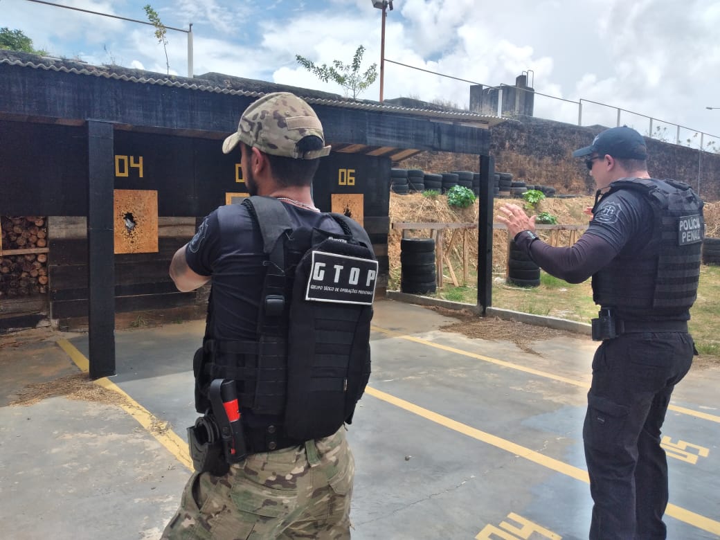 Grupo Tático de Operações Penitenciárias participa de oficina de habilitação técnica de arma na Egesp