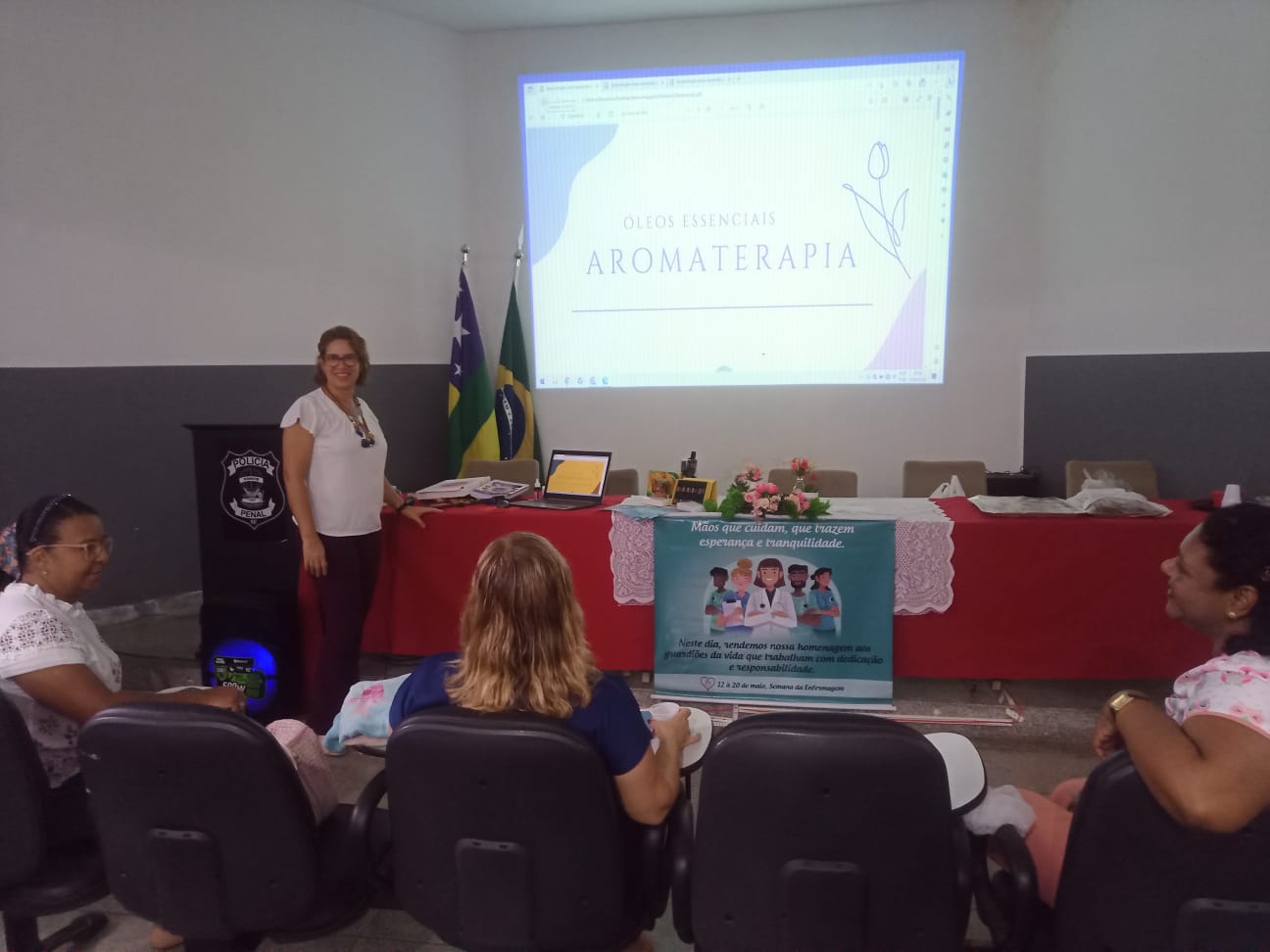 Semana da Enfermagem do Sistema Penitenciário celebra profissionais ligados à Sejuc