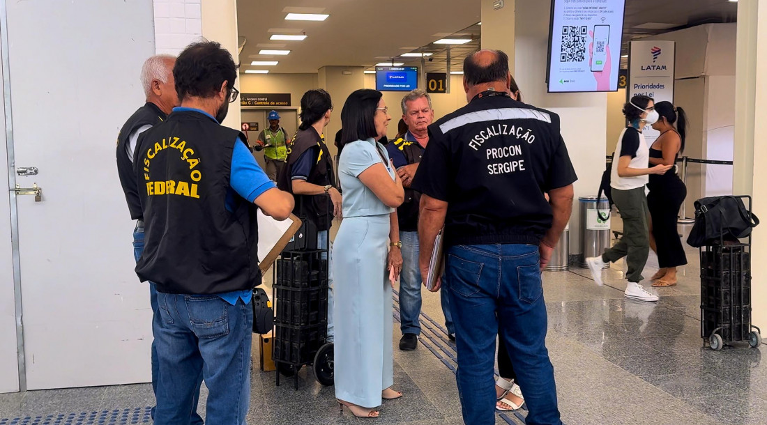 Procon Sergipe participa de operação nacional no Aeroporto de Aracaju