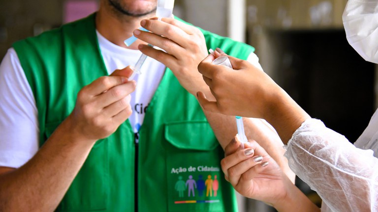 Servidores da Sejuc integram mutirão de saúde promovido Governo Federal, no Mato Grosso do Sul