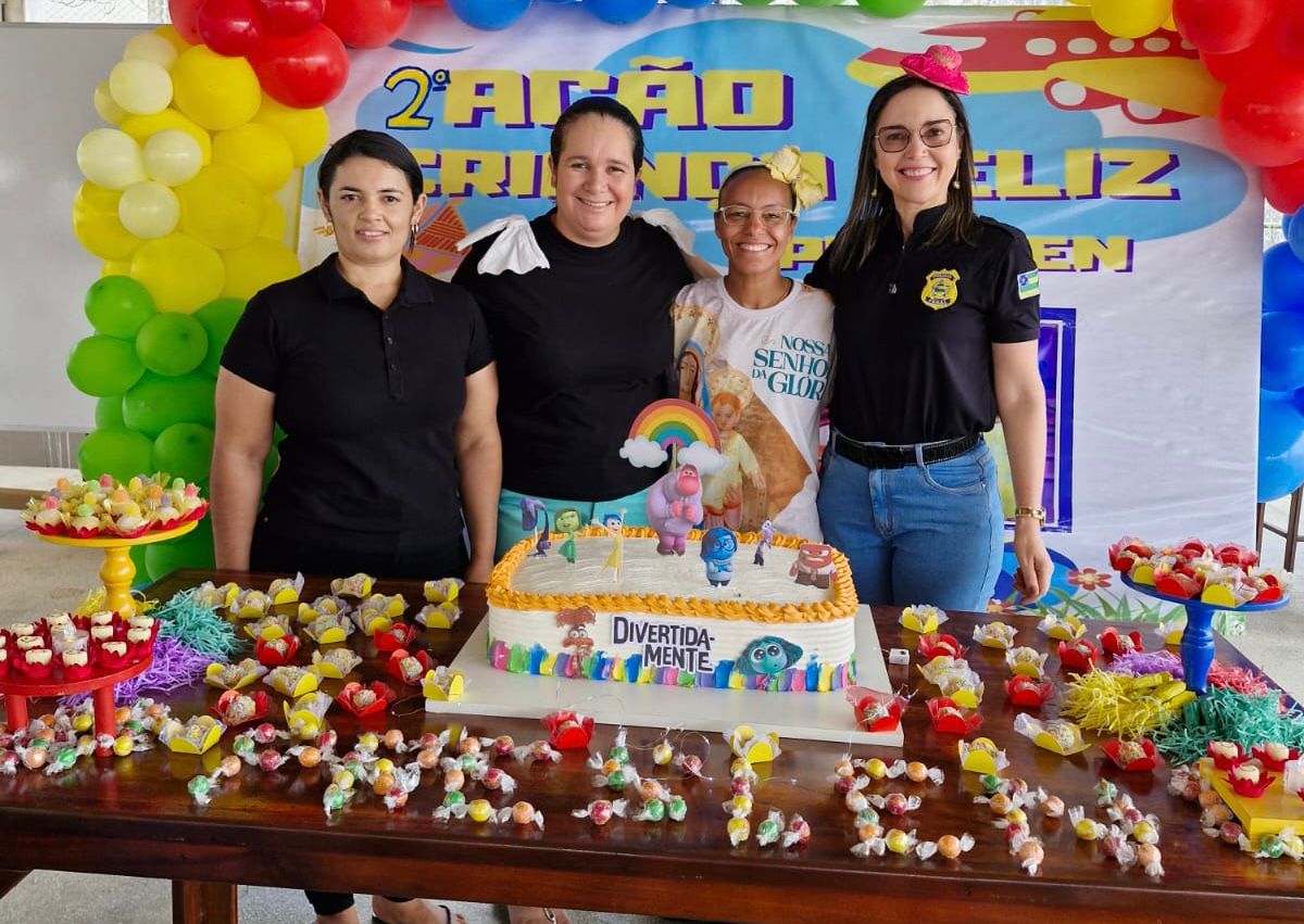 Filhos de detentos recebem festa comemorativa em alusão ao Dia das Crianças no Preslen