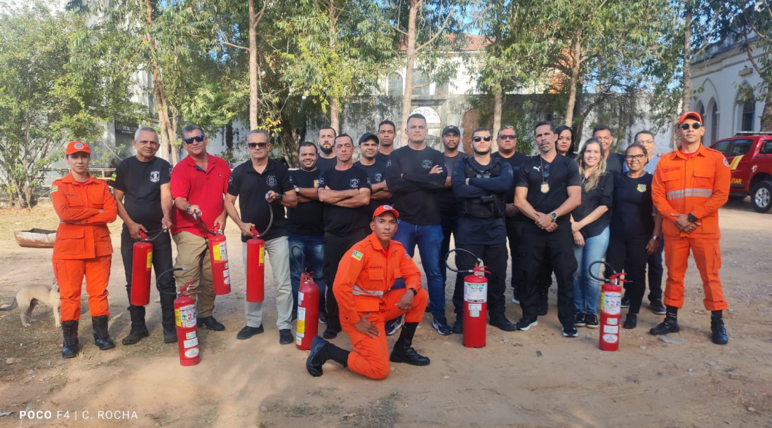 Sejuc promove curso de brigadista de incêndio e primeiros socorros para policiais penais